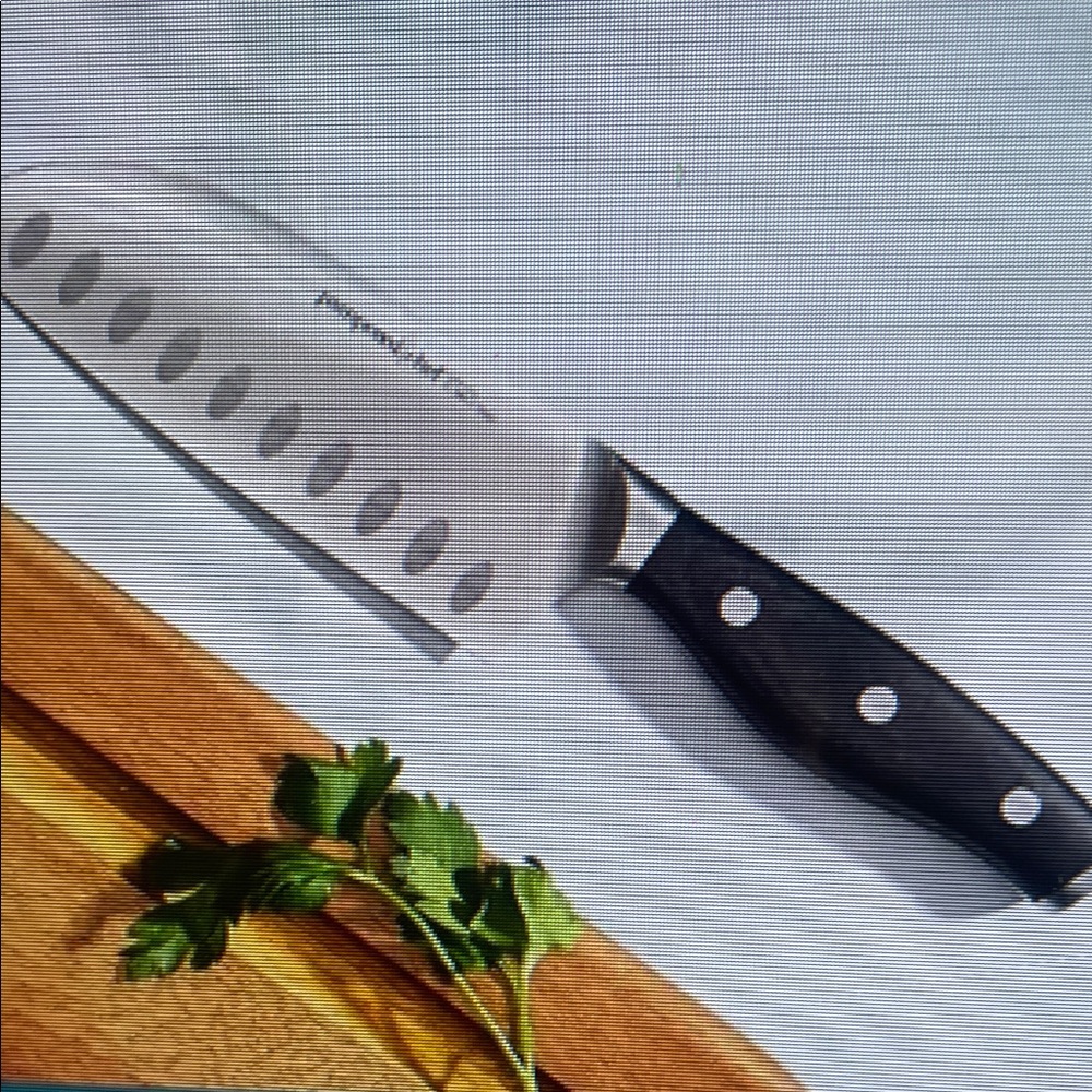 Professional Chef's Knife with Black Handle